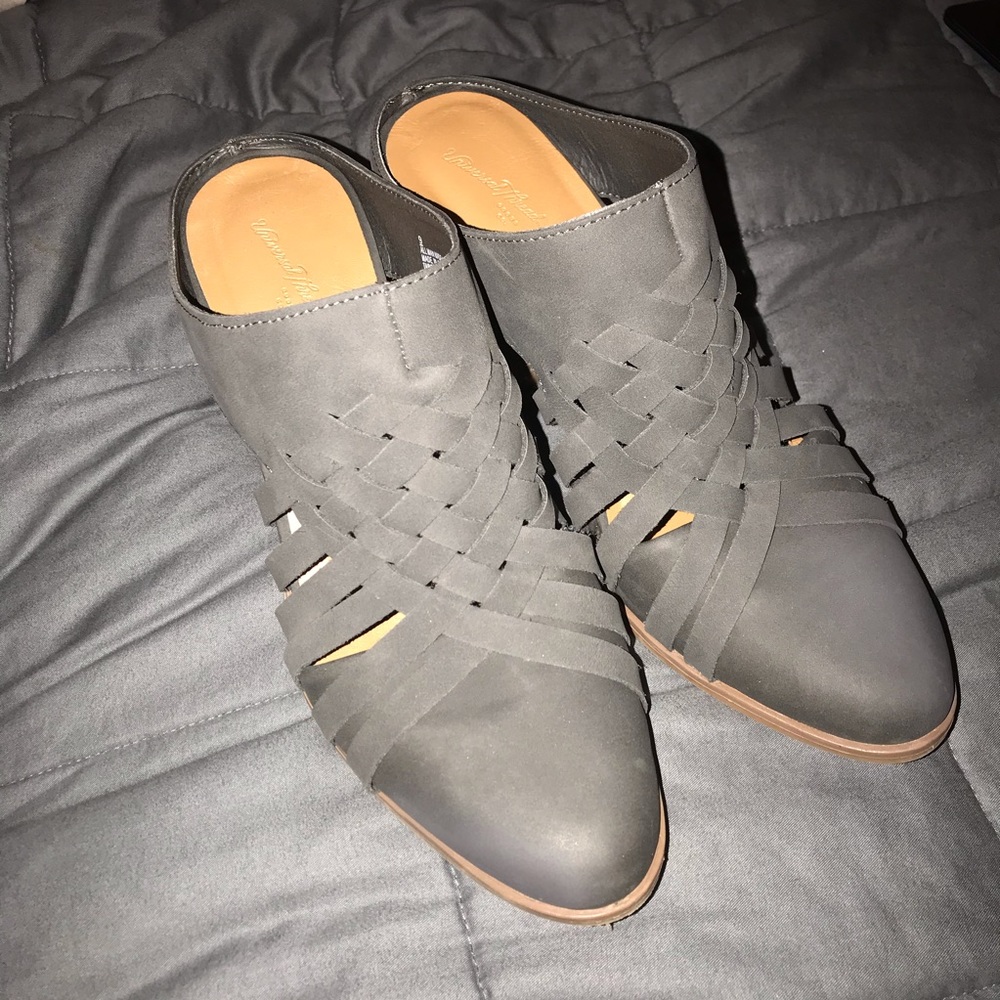 Universal Thread heeled mules (boot style)